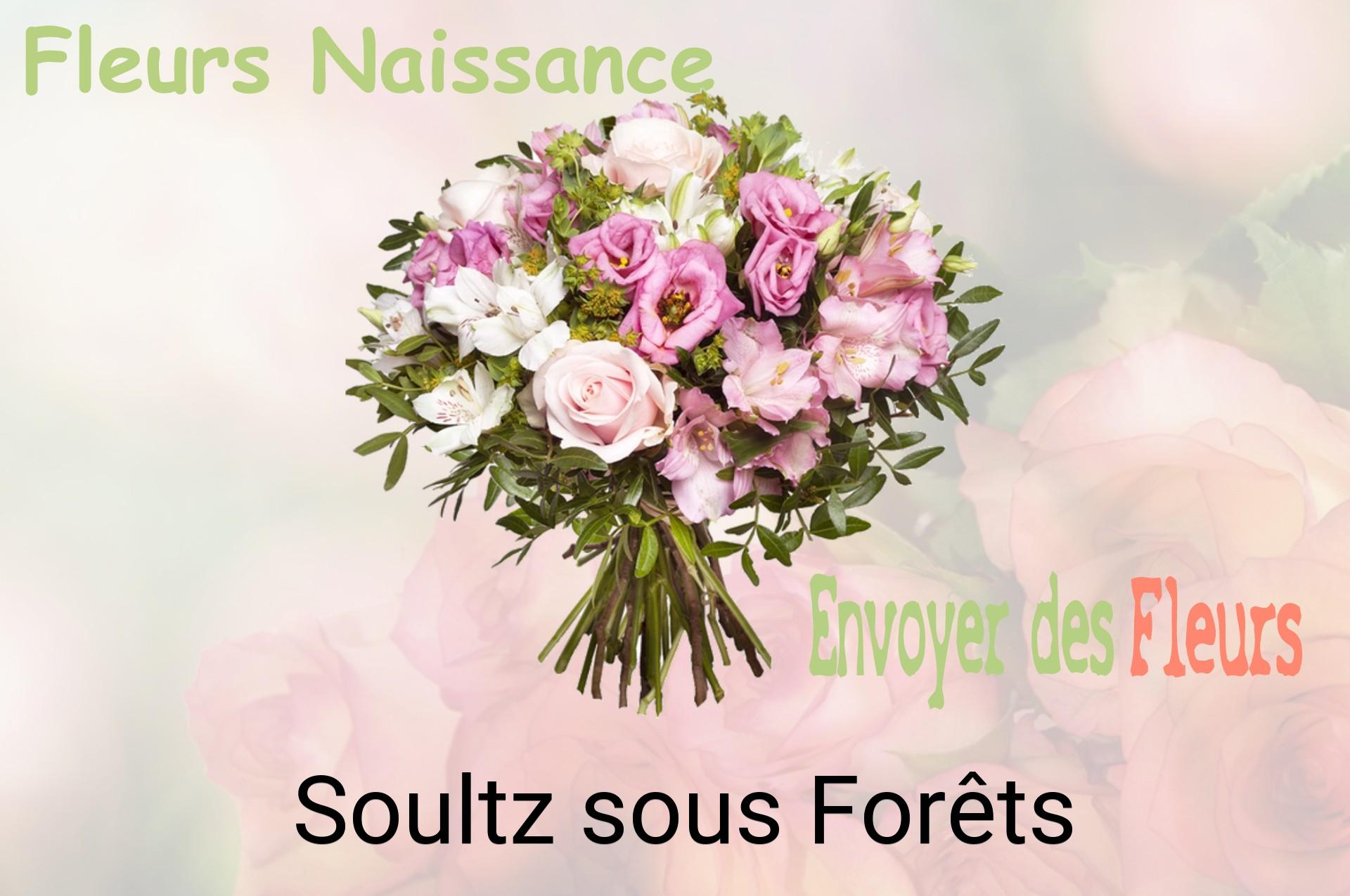 Bouquet de fleurs de naissance livré à Soultz-sous-Forêts